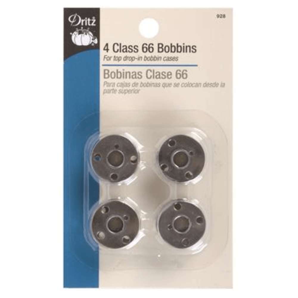 Dritz - Class 66 Bobbins - 4 Pack - Metal - 928